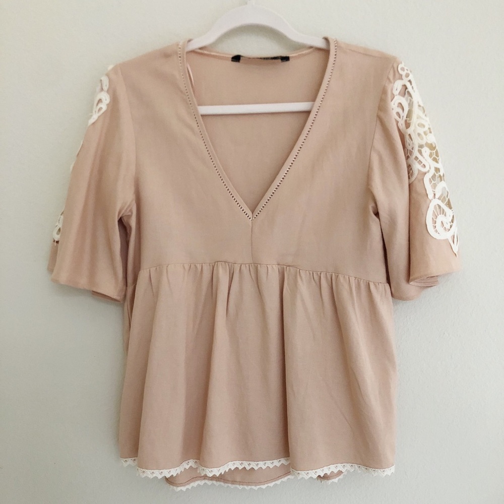 Zara v-neck Blouse